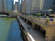 Прогулка вдоль реки в джунглях...бетонных. Chicago Riverwalk