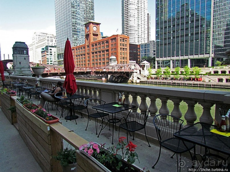 Прогулка вдоль реки в джунглях...бетонных. Chicago Riverwalk