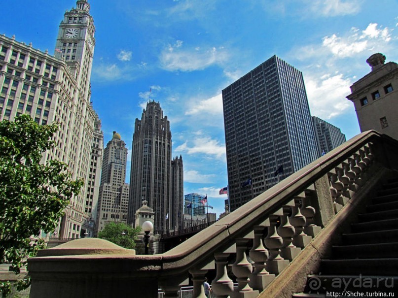 Прогулка вдоль реки в джунглях...бетонных. Chicago Riverwalk