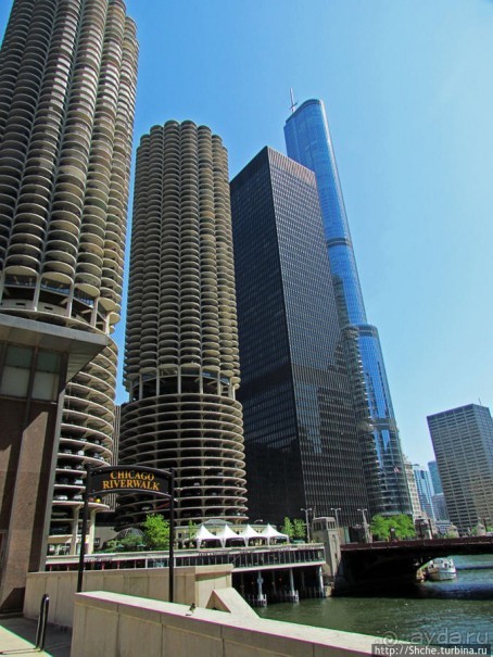 Прогулка вдоль реки в джунглях...бетонных. Chicago Riverwalk
