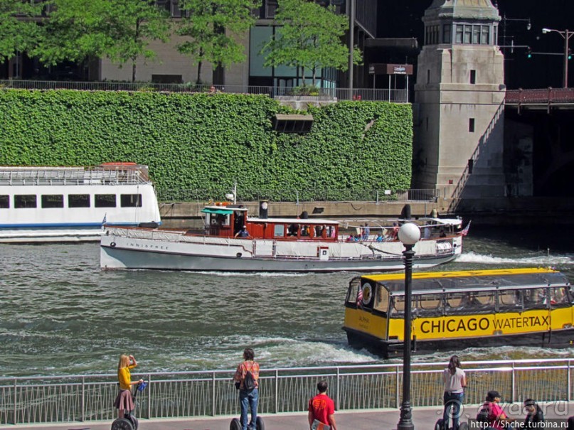 Прогулка вдоль реки в джунглях...бетонных. Chicago Riverwalk