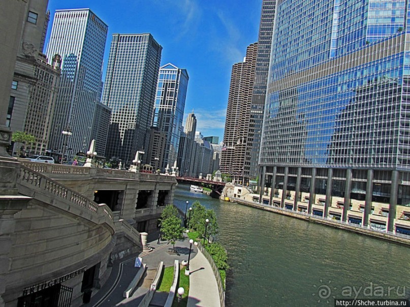 Прогулка вдоль реки в джунглях...бетонных. Chicago Riverwalk