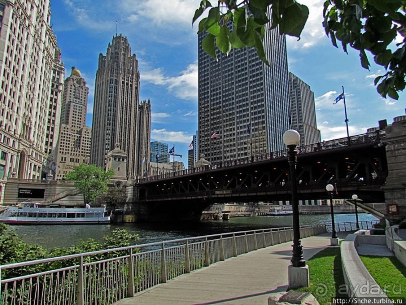 Прогулка вдоль реки в джунглях...бетонных. Chicago Riverwalk