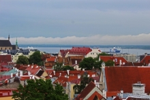 Красные крыши Старого Таллина