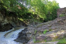 Серебристые водопады в Шешорах. Большой Гук