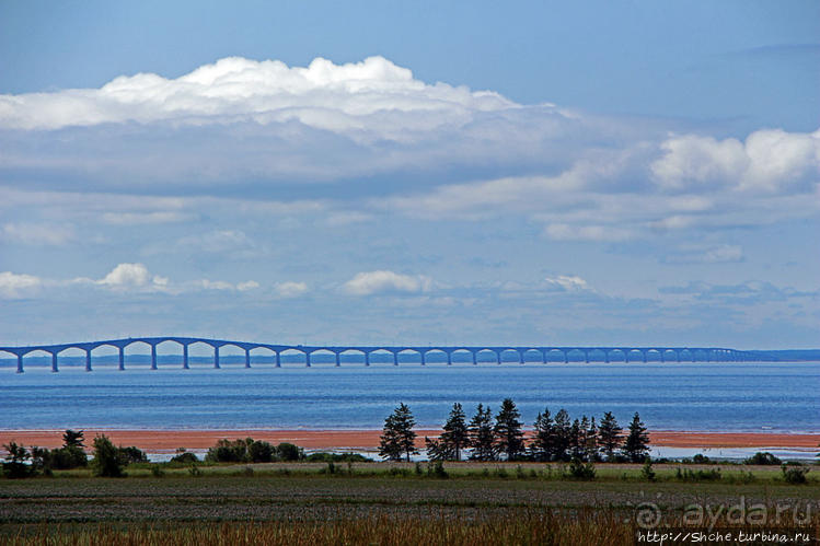Мост Конфедерации.8-мильная магистраль над замерзающим морем