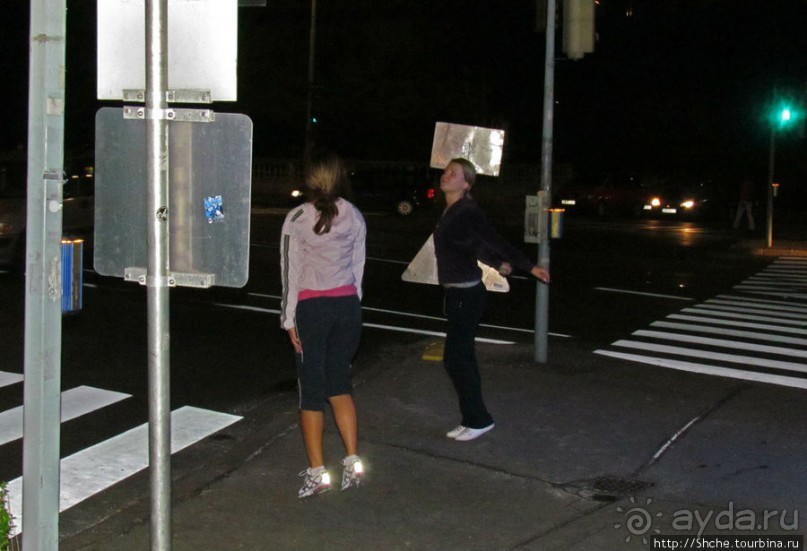 Ночная прогулка по Вене к церкви Votivkirche