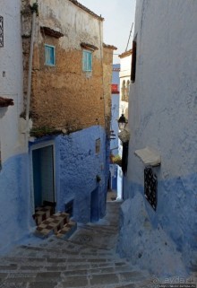 Вертикальный Шефшауэн — голубой город в Марокко