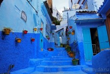 Вертикальный Шефшауэн — голубой город в Марокко