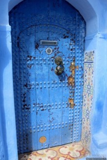 Вертикальный Шефшауэн — голубой город в Марокко