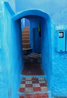 Вертикальный Шефшауэн — голубой город в Марокко