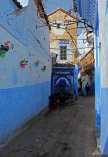 Вертикальный Шефшауэн — голубой город в Марокко