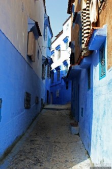Вертикальный Шефшауэн — голубой город в Марокко