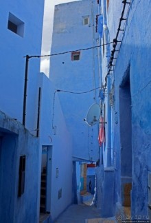 Вертикальный Шефшауэн — голубой город в Марокко