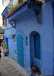 Вертикальный Шефшауэн — голубой город в Марокко