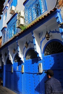 Вертикальный Шефшауэн — голубой город в Марокко