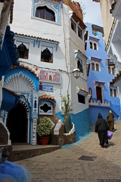 Вертикальный Шефшауэн — голубой город в Марокко