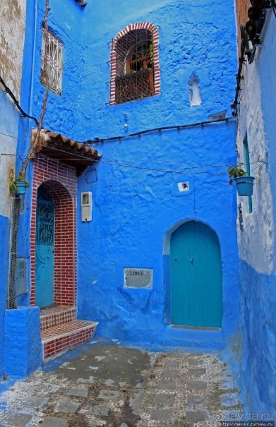 Вертикальный Шефшауэн — голубой город в Марокко