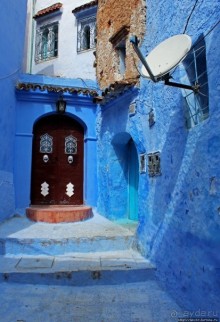 Вертикальный Шефшауэн — голубой город в Марокко