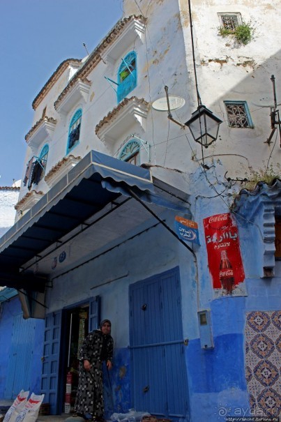 Вертикальный Шефшауэн — голубой город в Марокко