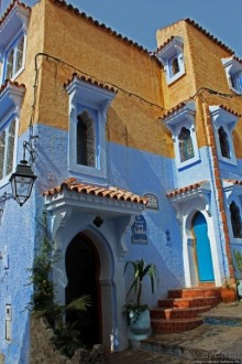 Вертикальный Шефшауэн — голубой город в Марокко