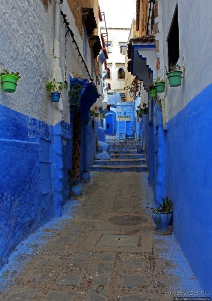 Вертикальный Шефшауэн — голубой город в Марокко