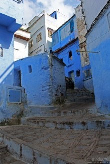 Вертикальный Шефшауэн — голубой город в Марокко