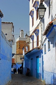 Вертикальный Шефшауэн — голубой город в Марокко