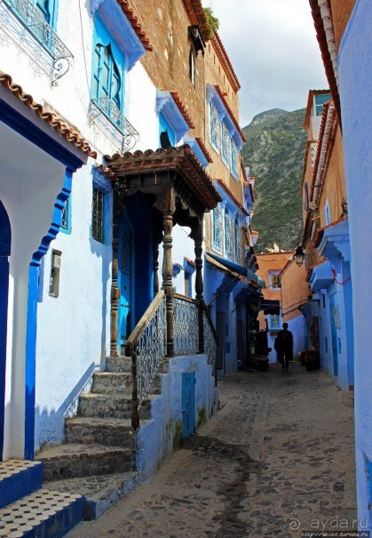 Вертикальный Шефшауэн — голубой город в Марокко