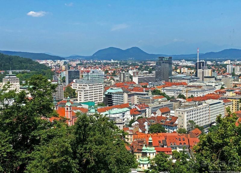 Град над городом стоит... Люблянская крепость