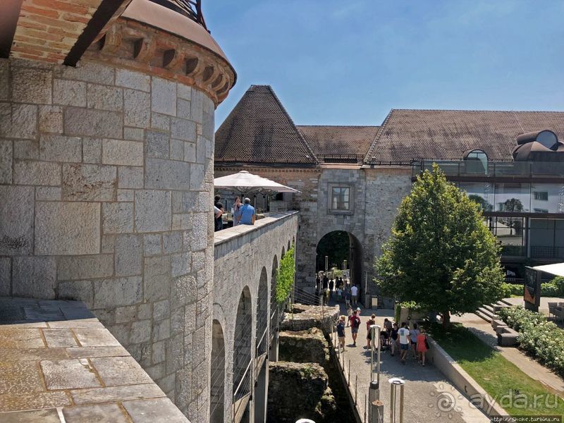 Град над городом стоит... Люблянская крепость