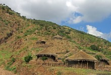 Эфиопские картинки. Дорога в Лалибелу. Регион Амхара