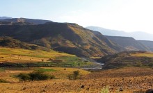 Эфиопские картинки. Дорога в Лалибелу. Регион Амхара