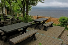 Поесть с прекрасным видом на Балтику и царь-камень Лаучи