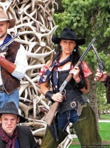 В Джексоне рекламу снимали...