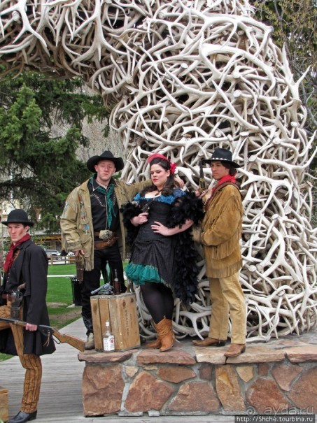 В Джексоне рекламу снимали...