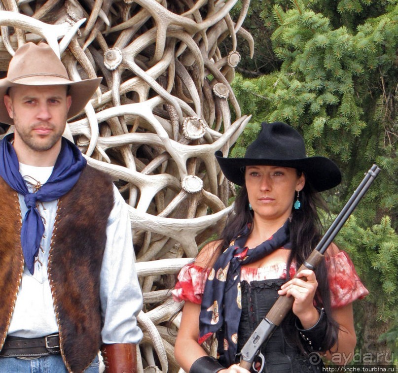 В Джексоне рекламу снимали...