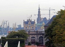 Антверпен. Набережная реки Шельды