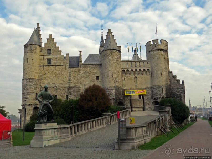 Антверпен. Набережная реки Шельды