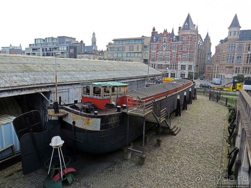 Антверпен. Набережная реки Шельды