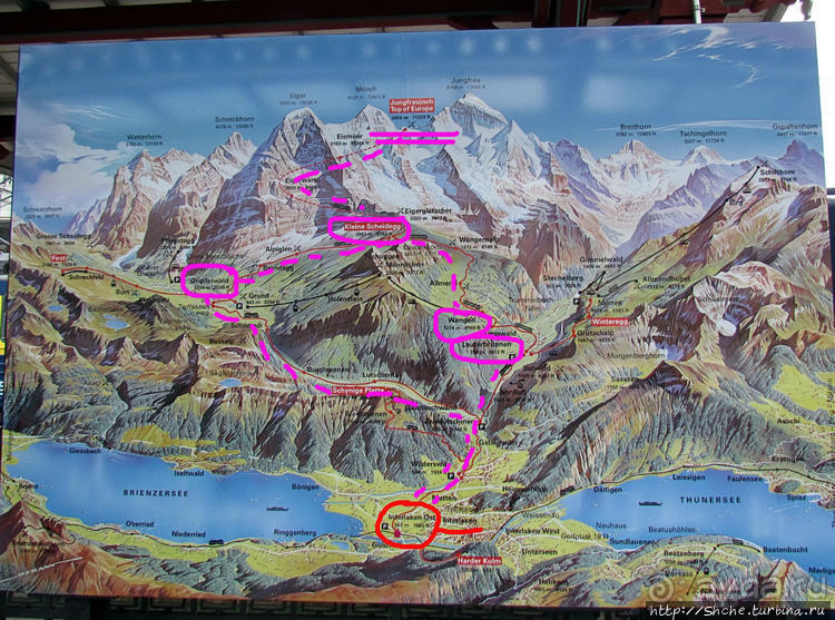 Промозглый Интерлакен — швейцарский "Междуозерск"