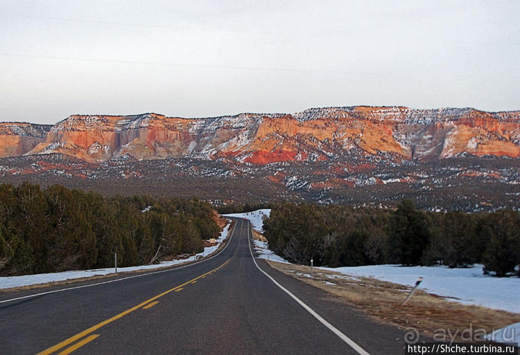 Национальный парк Зион — специфика зимнего автопосещения