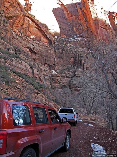 Национальный парк Зион — специфика зимнего автопосещения