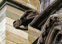 Диковинные водостоки на Кафедральном соборе в Тронхейме
