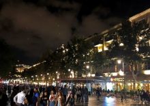 Ночные города... Первая прогулка по Баку 