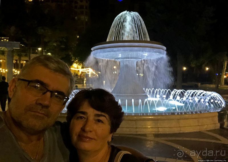 Ночные города... Первая прогулка по Баку 