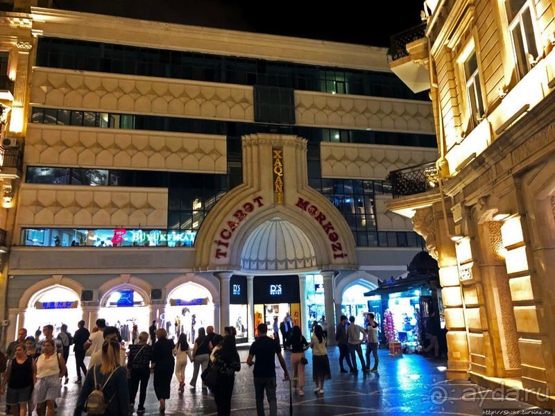 Ночные города... Первая прогулка по Баку 