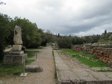 Руины древней Агоры и храм Гефеста