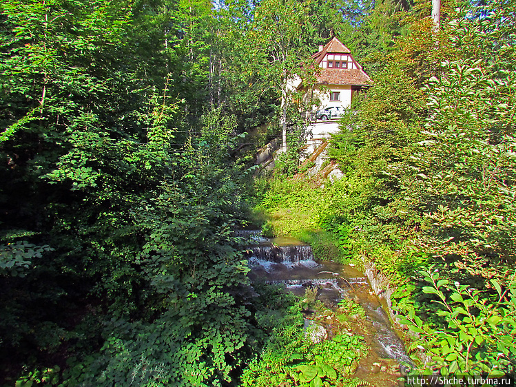 Дорога к замку Пелеш, летней резиденции румынского короля