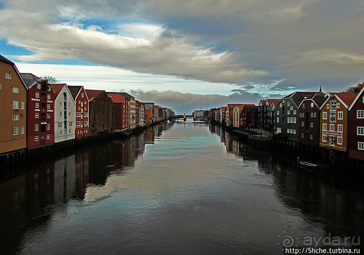 Домики на сваях — визитная карточка Тронхейма
